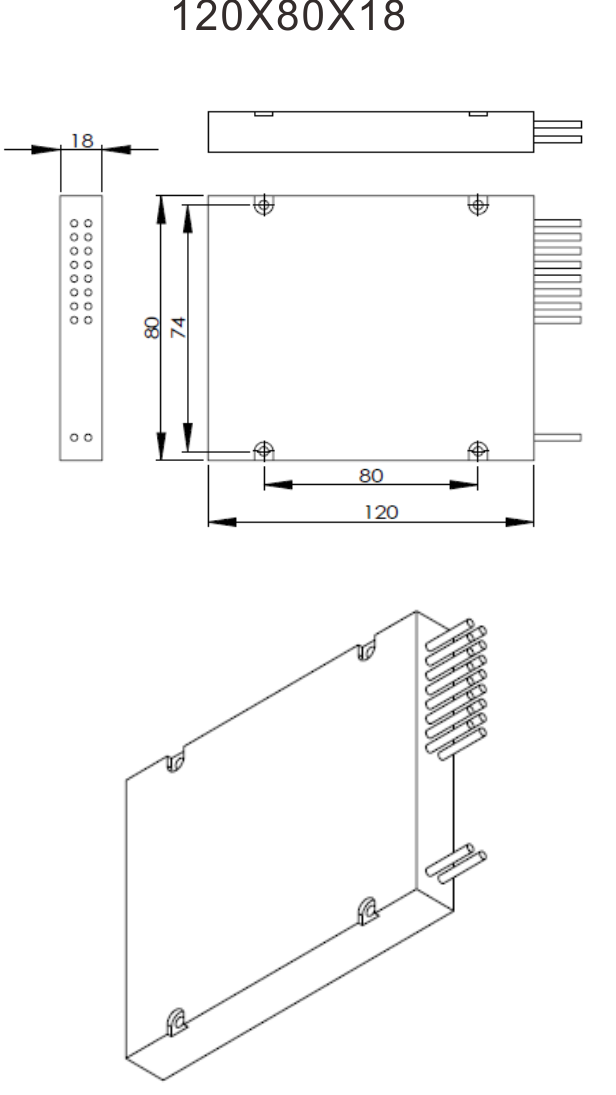 39-4  平面光波导分路器盒式模块  PLC Splitter Module.png