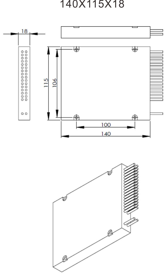 39-5  平面光波导分路器盒式模块  PLC Splitter Module.png